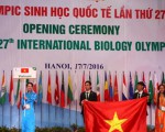 Khai mạc Olympic Sinh học quốc tế lần thứ 27 tại Việt Nam